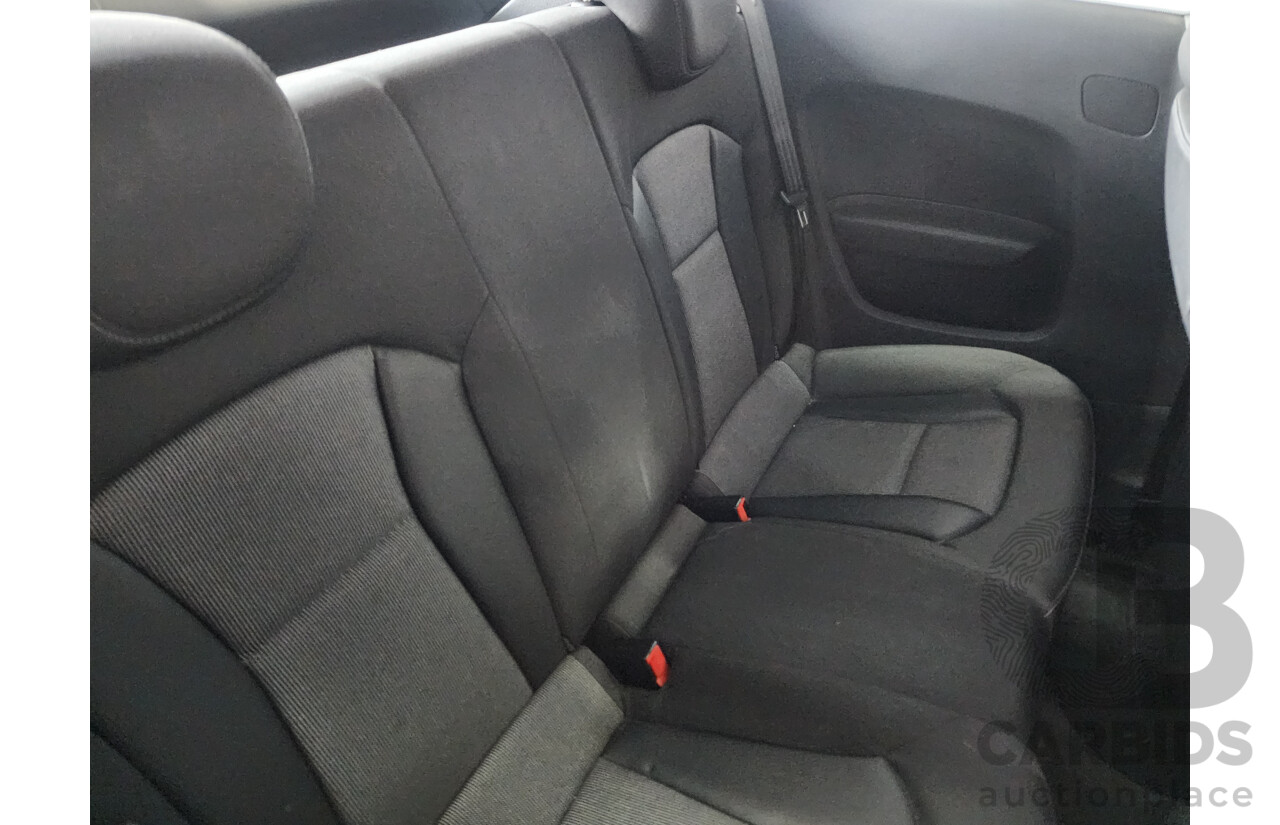 1/2012 Audi A1 1.4 TFSI Ambition 8X MY12 3d Hatchback Black 1.4L