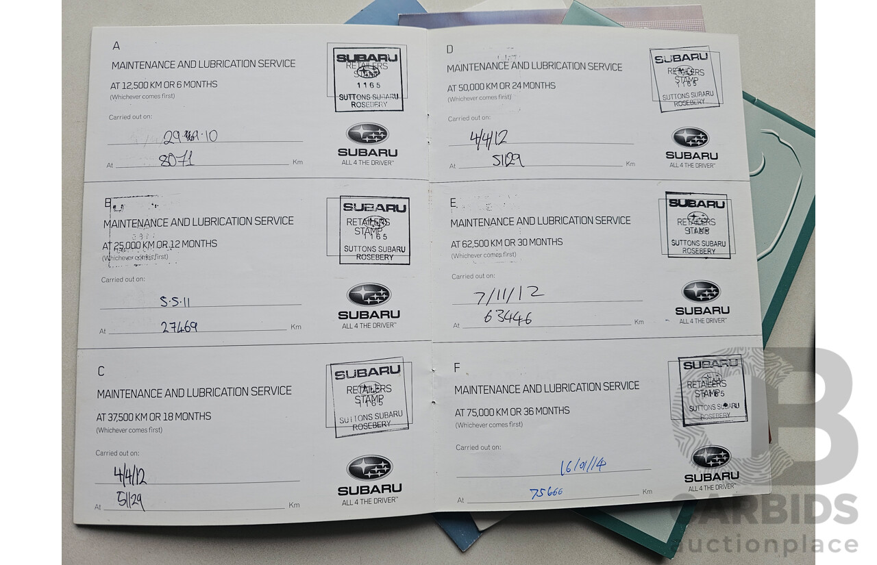 4/2010 Subaru Forester XS Premium MY10 4d Wagon Gold 2.5L