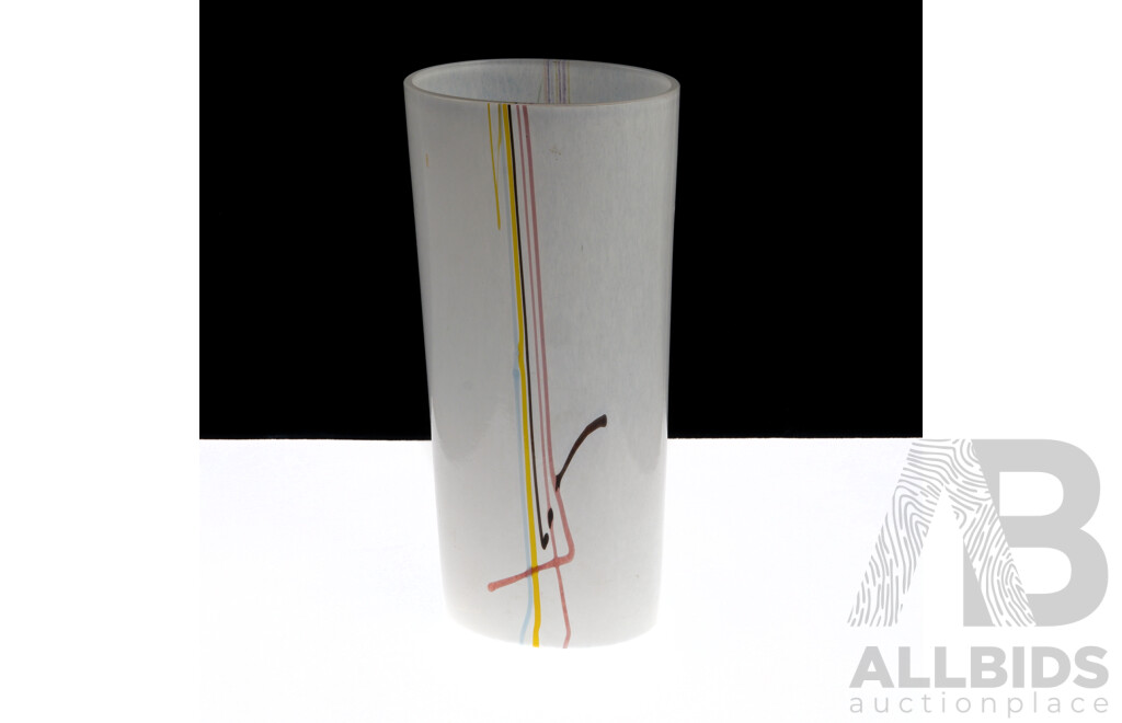 Mid Century Kosta Boda Rainbow Vase by Bertil Valien