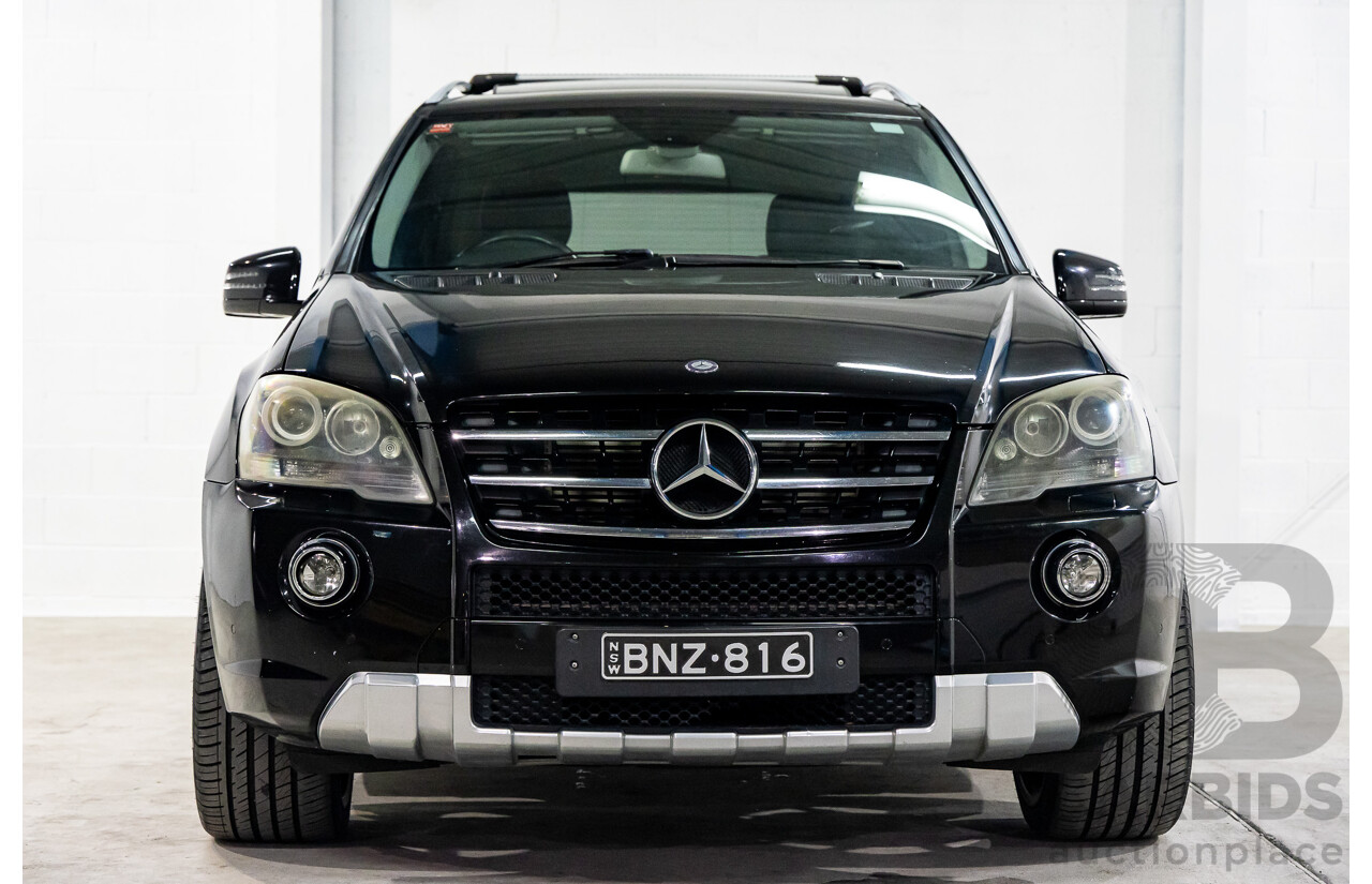 3/2011 Mercedes-Benz ML 300 CDI BlueEfficiency AMG Sports (4x4) 164 MY11 4d Wagon Obsidian Black Metallic Turbo Diesel 3.0L