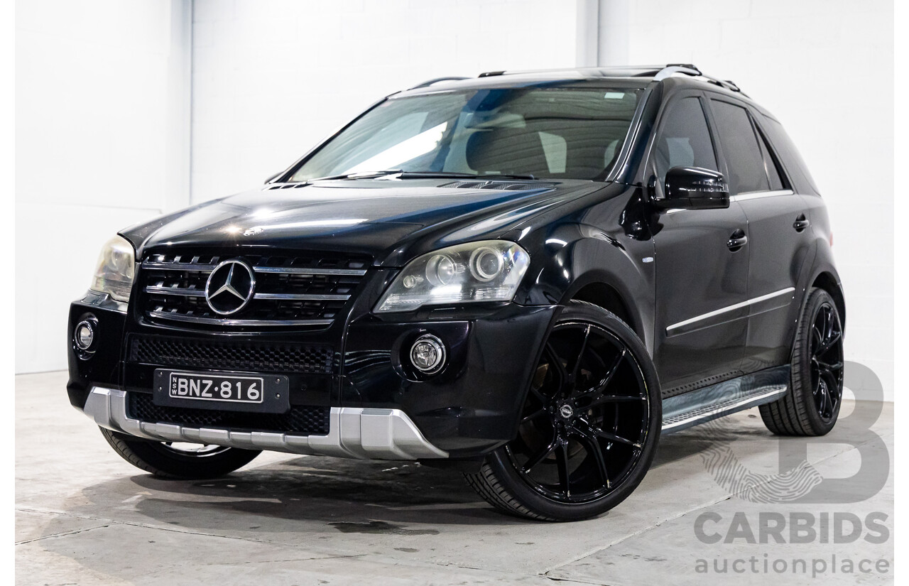 3/2011 Mercedes-Benz ML 300 CDI BlueEfficiency AMG Sports (4x4) 164 MY11 4d Wagon Obsidian Black Metallic Turbo Diesel 3.0L