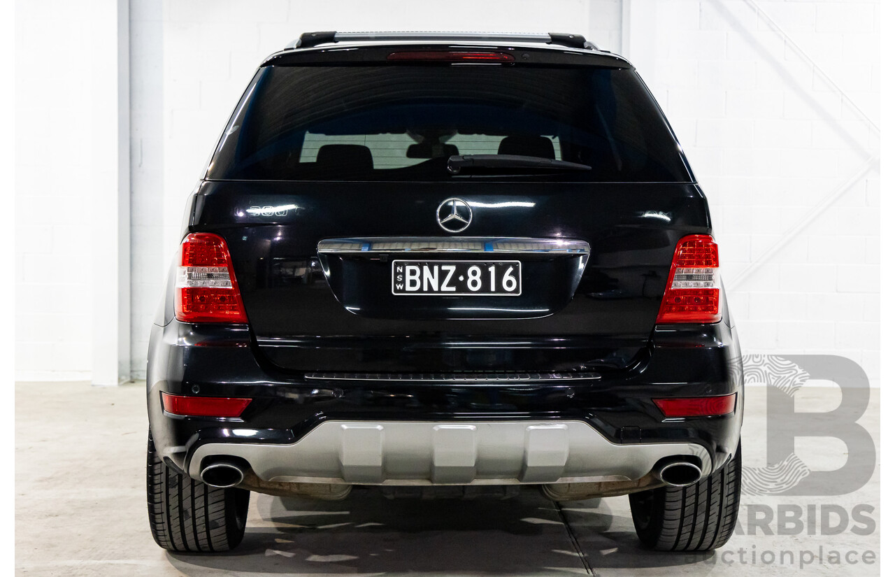 3/2011 Mercedes-Benz ML 300 CDI BlueEfficiency AMG Sports (4x4) 164 MY11 4d Wagon Obsidian Black Metallic Turbo Diesel 3.0L