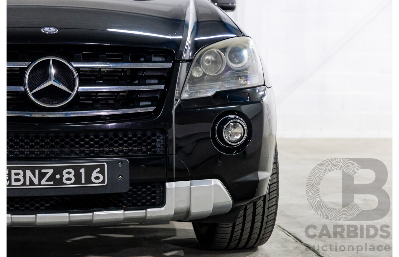 3/2011 Mercedes-Benz ML 300 CDI BlueEfficiency AMG Sports (4x4) 164 MY11 4d Wagon Obsidian Black Metallic Turbo Diesel 3.0L