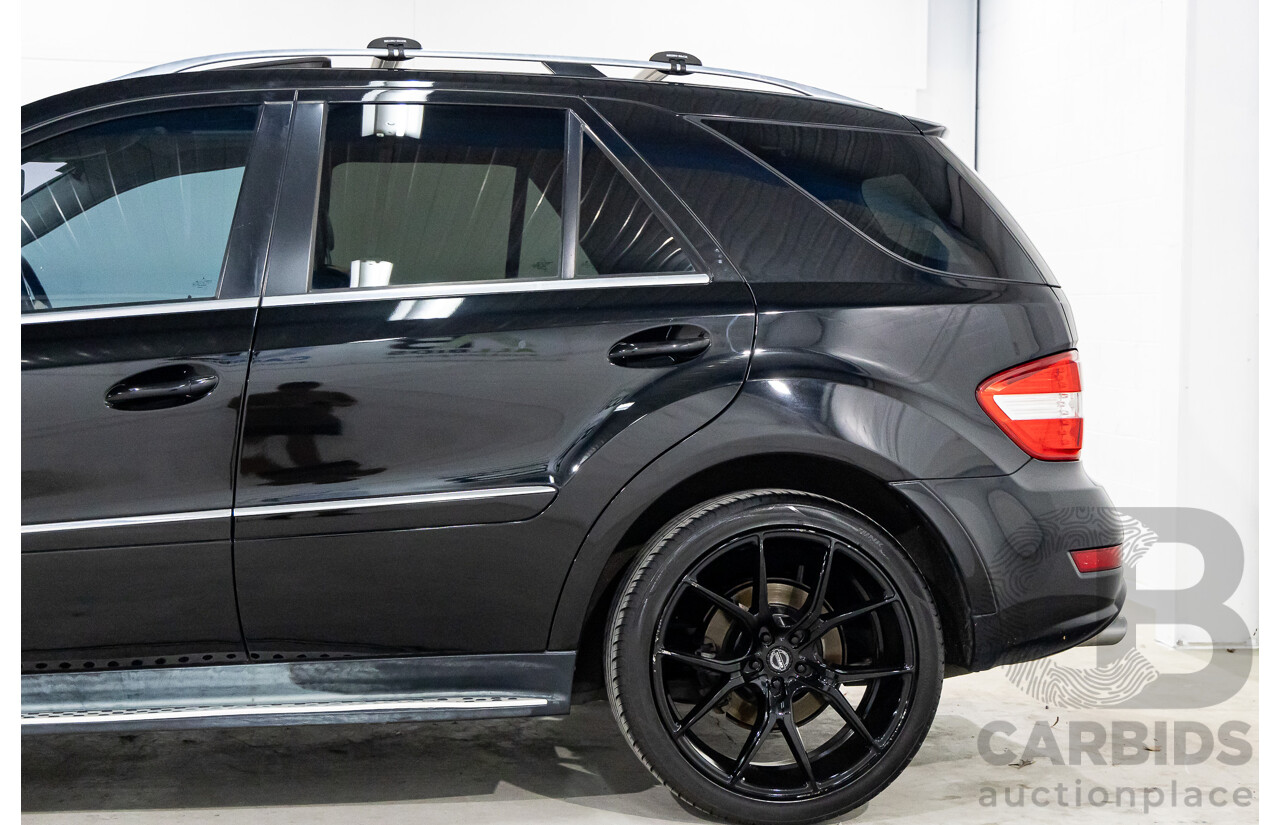 3/2011 Mercedes-Benz ML 300 CDI BlueEfficiency AMG Sports (4x4) 164 MY11 4d Wagon Obsidian Black Metallic Turbo Diesel 3.0L