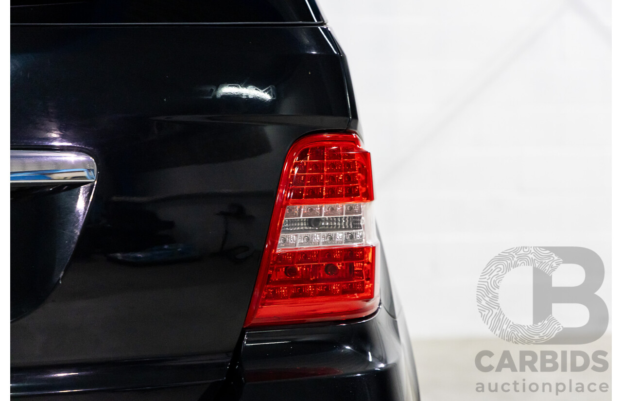 3/2011 Mercedes-Benz ML 300 CDI BlueEfficiency AMG Sports (4x4) 164 MY11 4d Wagon Obsidian Black Metallic Turbo Diesel 3.0L