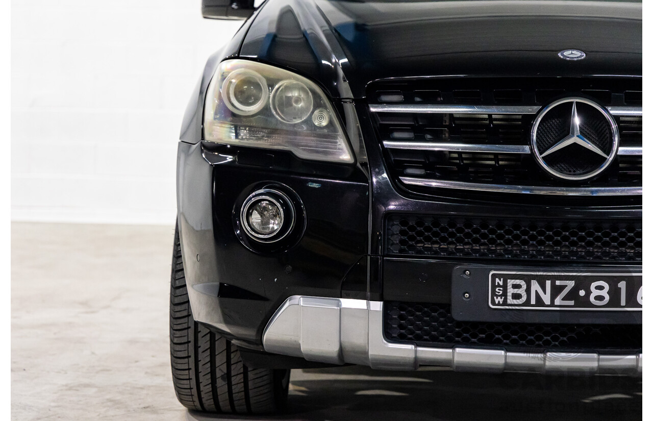3/2011 Mercedes-Benz ML 300 CDI BlueEfficiency AMG Sports (4x4) 164 MY11 4d Wagon Obsidian Black Metallic Turbo Diesel 3.0L