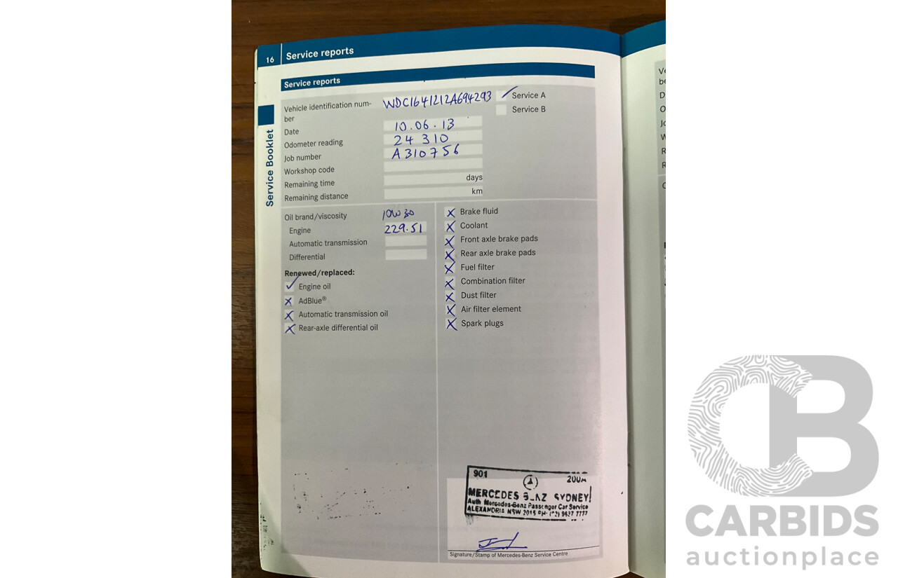 3/2011 Mercedes-Benz ML 300 CDI BlueEfficiency AMG Sports (4x4) 164 MY11 4d Wagon Obsidian Black Metallic Turbo Diesel 3.0L