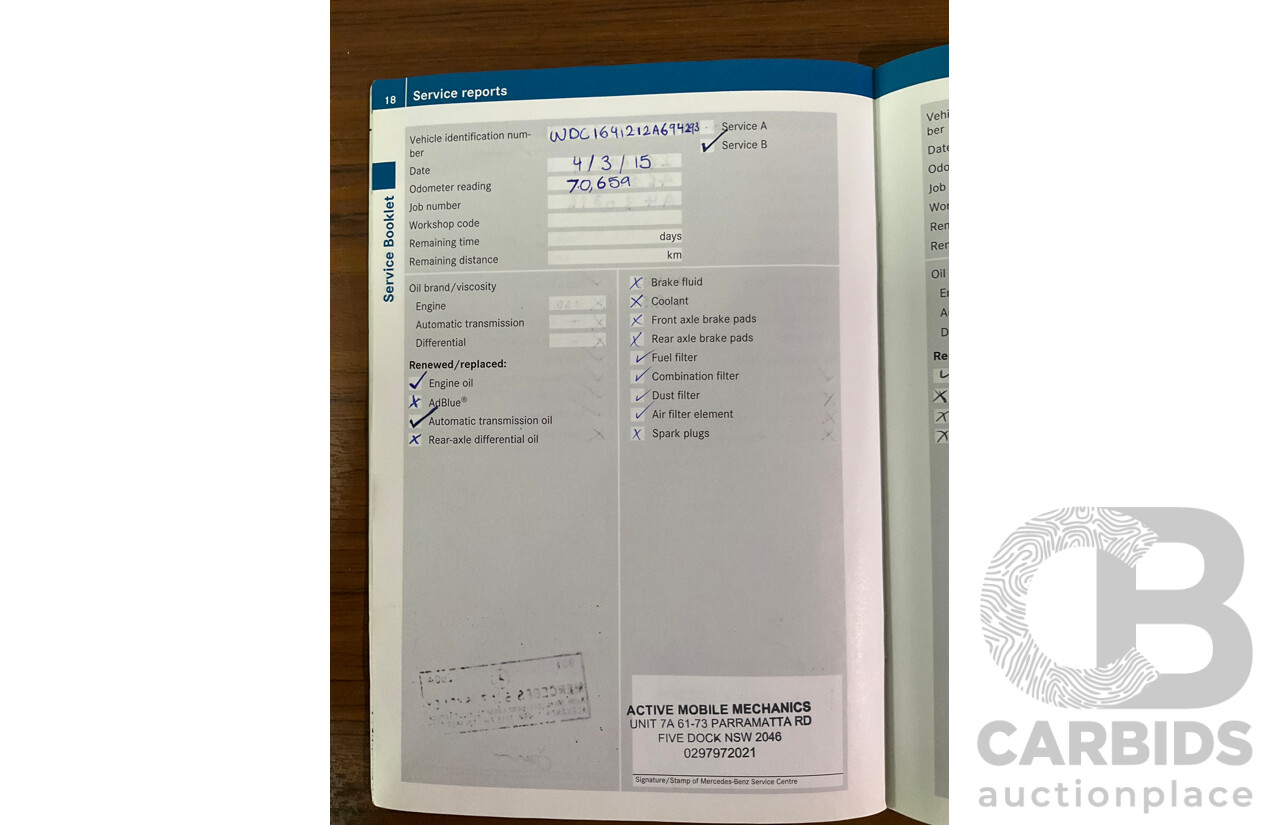 3/2011 Mercedes-Benz ML 300 CDI BlueEfficiency AMG Sports (4x4) 164 MY11 4d Wagon Obsidian Black Metallic Turbo Diesel 3.0L