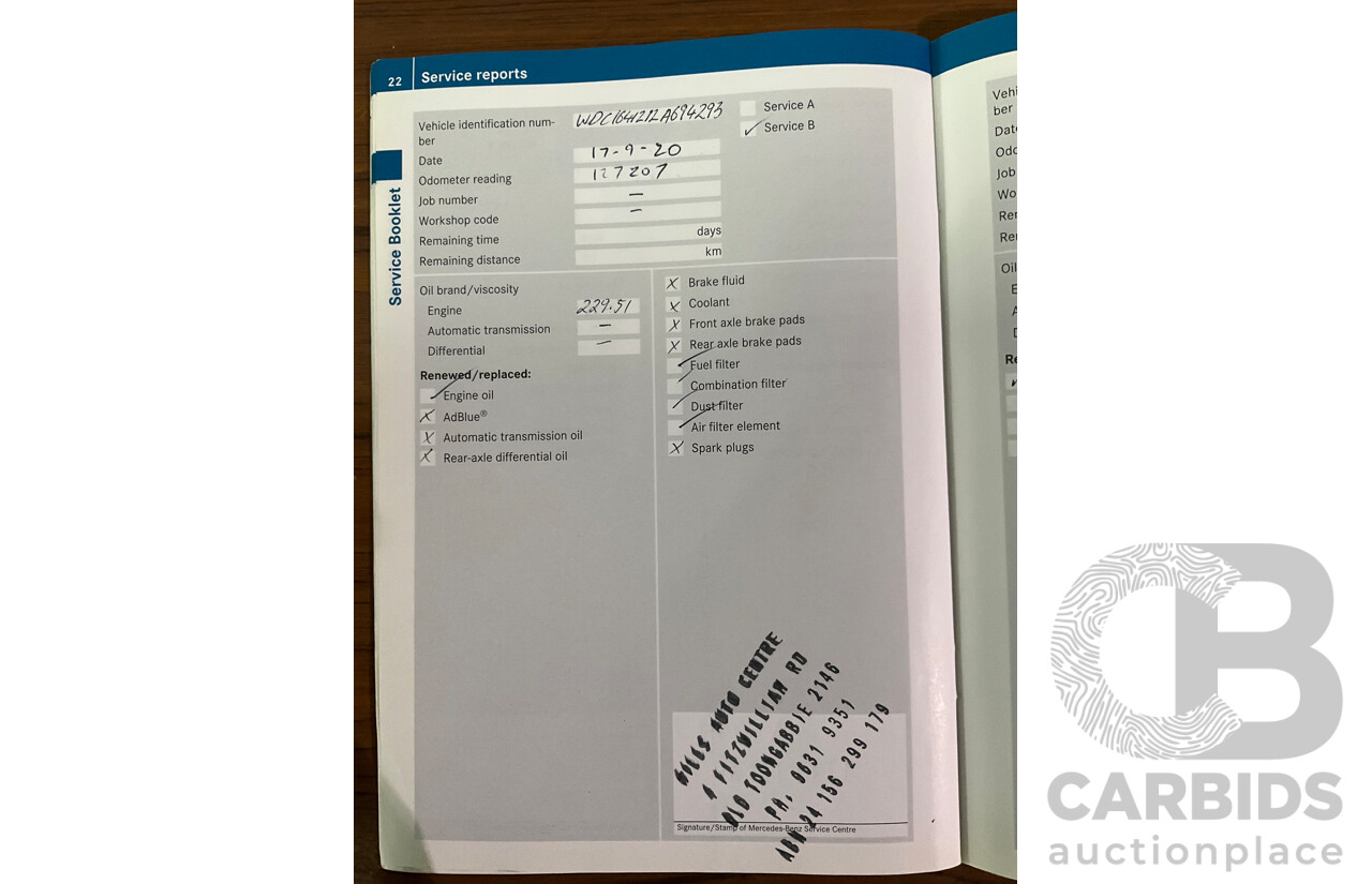 3/2011 Mercedes-Benz ML 300 CDI BlueEfficiency AMG Sports (4x4) 164 MY11 4d Wagon Obsidian Black Metallic Turbo Diesel 3.0L