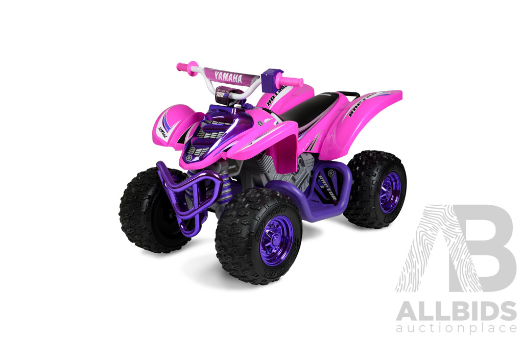 Yamaha 12 Volt Raptor ATV Ride on Girls Pink/Purple - Brand New and Still Under Warranty