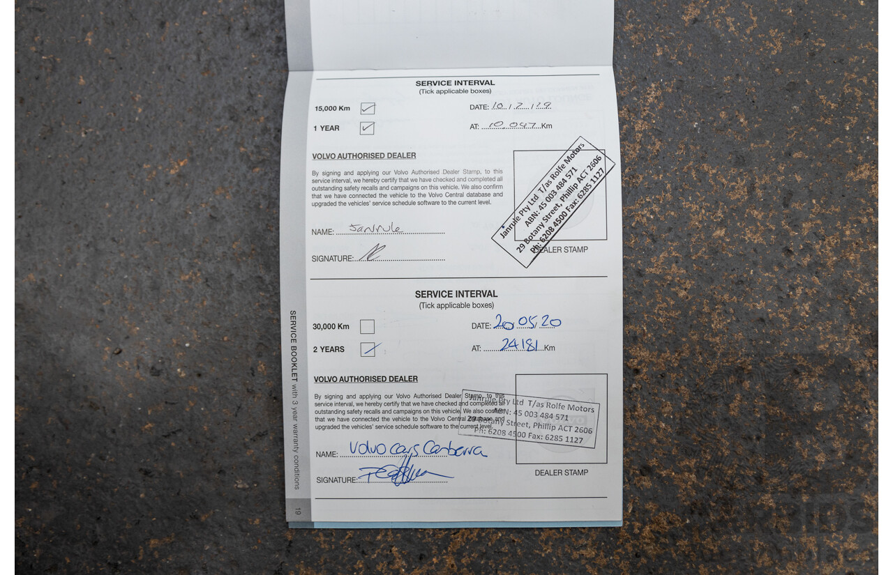 08/2018 Volvo XC60 D4 Momentum (AWD) MY19 4d Wagon Pine Grey Metallic Twin Turbo Diesel 2.0L