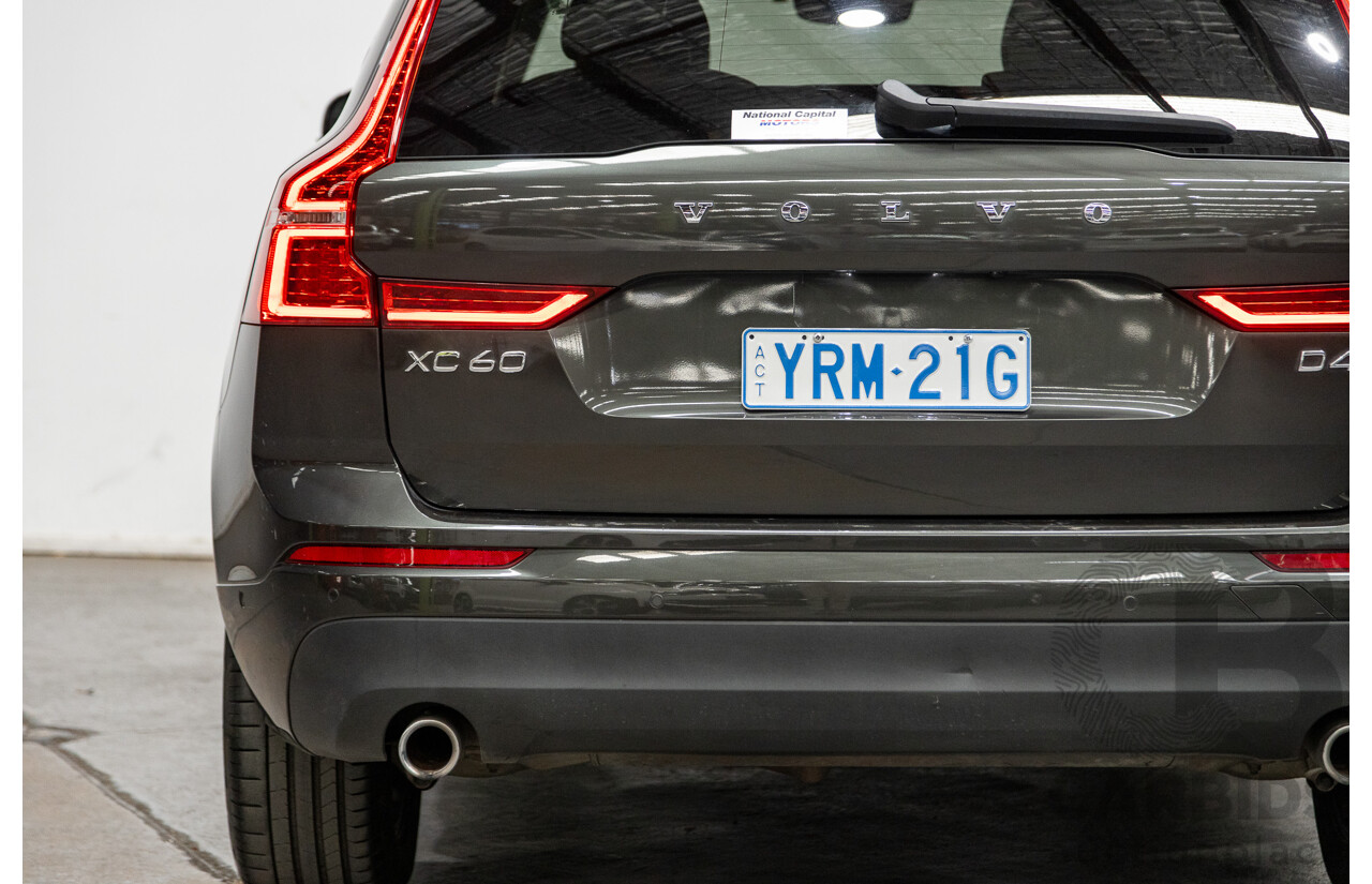 08/2018 Volvo XC60 D4 Momentum (AWD) MY19 4d Wagon Pine Grey Metallic Twin Turbo Diesel 2.0L