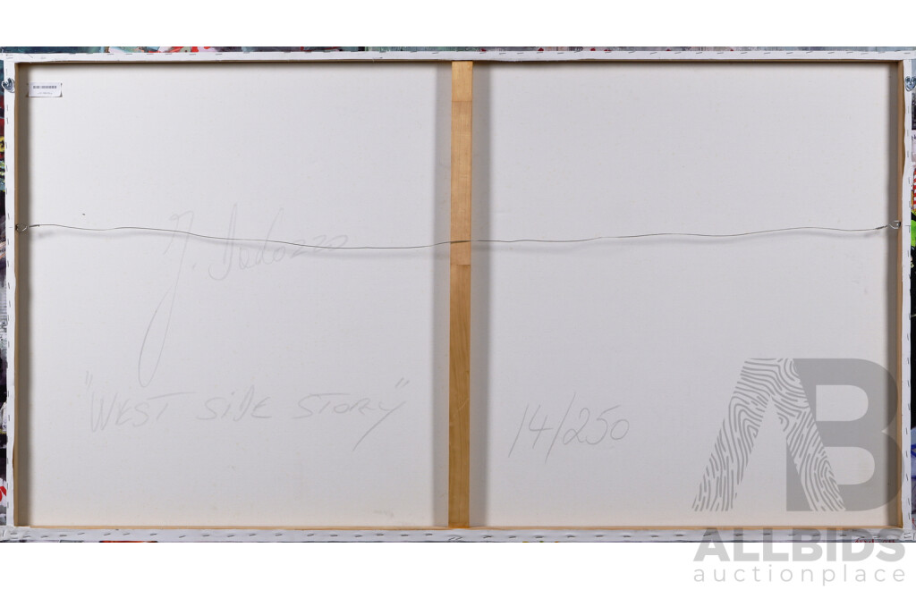 Judith Dalozzo, (20th Century, Australian, 1971-), West Side Story, Giclee Canvas Print of Original Oil, Limited Edition, 95 x 175 cm