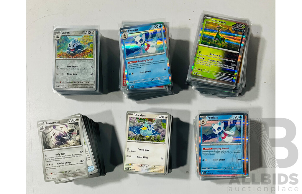 Large Collection of Mostly Foil Pokemon TCG Cards From Scarlet & Violet: Twilight Masquerade