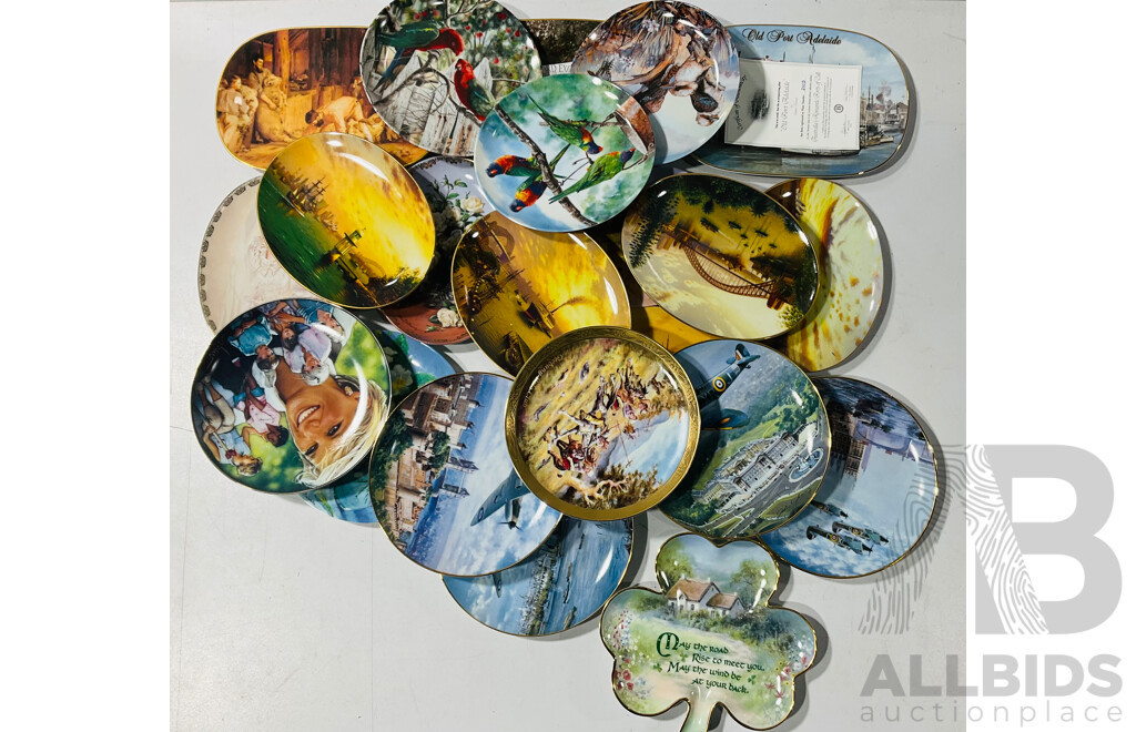 Large Collection Bradex Display Plates in Various Series