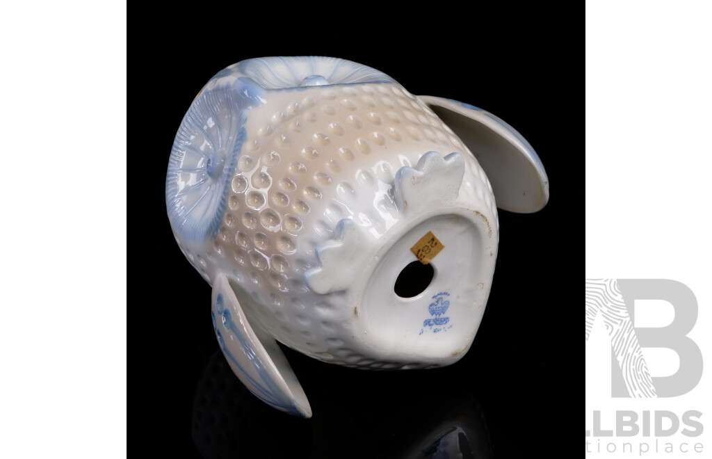 Mid Century Hungarian Porcelain Owl by Aquincum