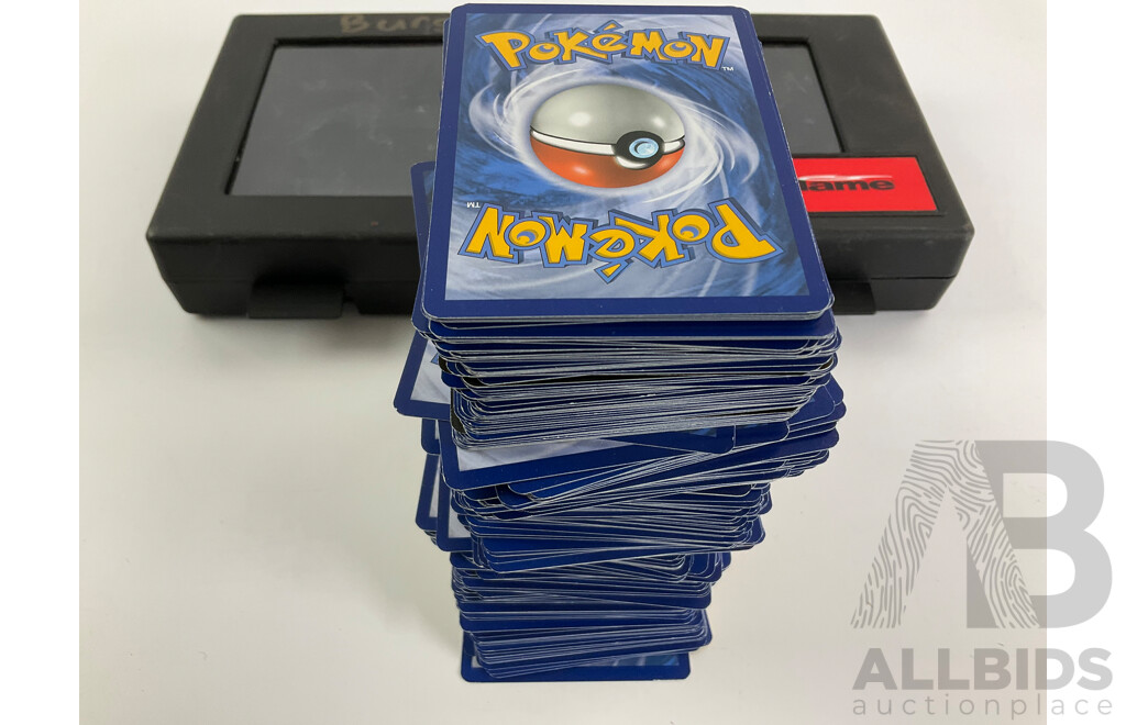 Collection of Pokemon Cards Including Basic, Stage One, Stage Two, Trainer, Supporter, Stadium