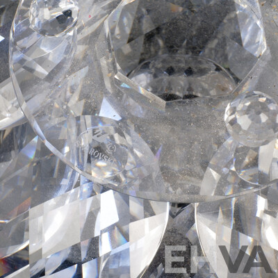 Retro Swarovski Crystal Lotus Flower