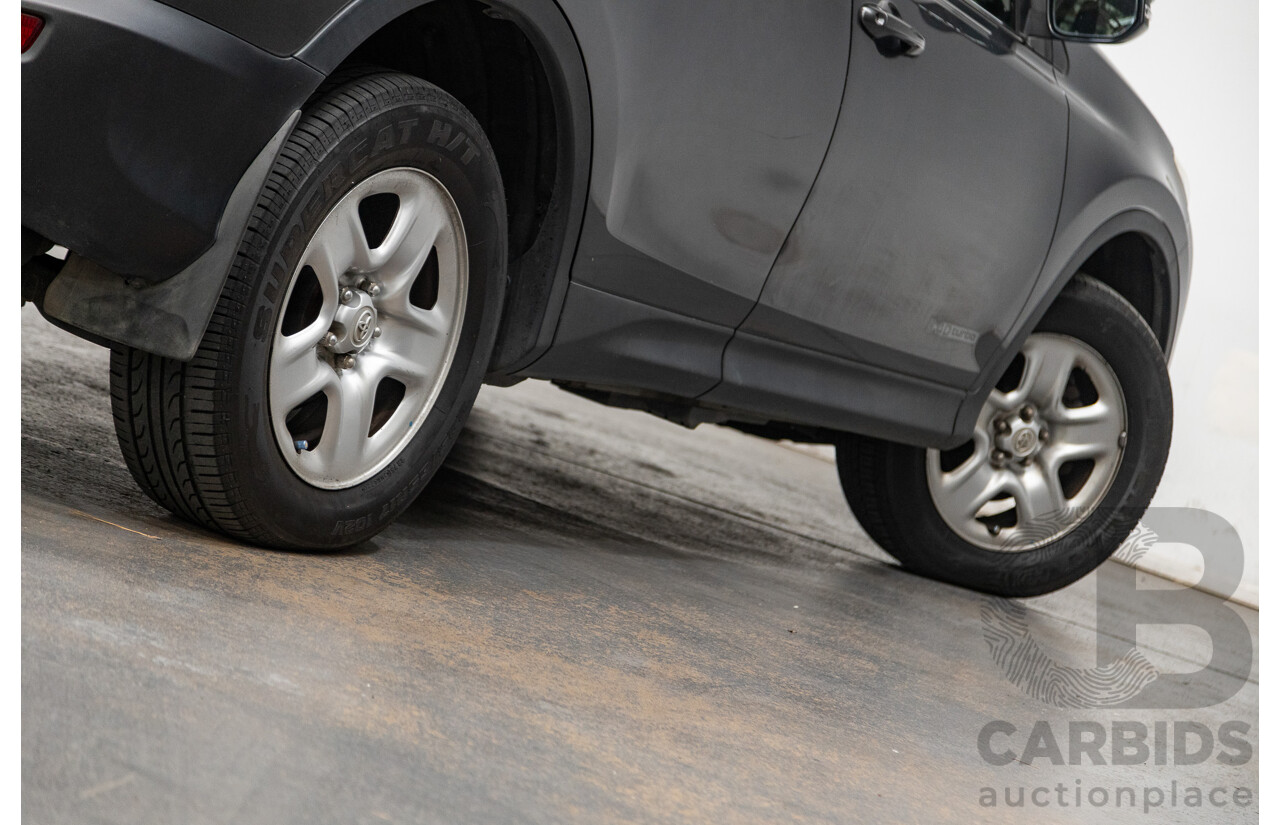 2/2014 Toyota Rav4 GX (AWD) ALA49R 4d Wagon Graphite Metallic Turbo Diesel 2.2L