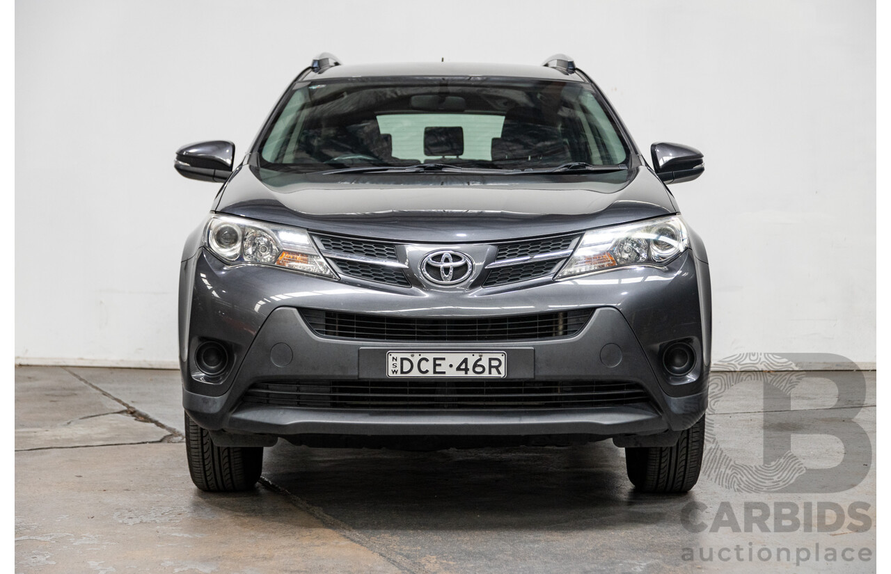 2/2014 Toyota Rav4 GX (AWD) ALA49R 4d Wagon Graphite Metallic Turbo Diesel 2.2L