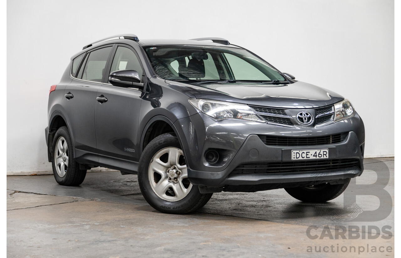 2/2014 Toyota Rav4 GX (AWD) ALA49R 4d Wagon Graphite Metallic Turbo Diesel 2.2L