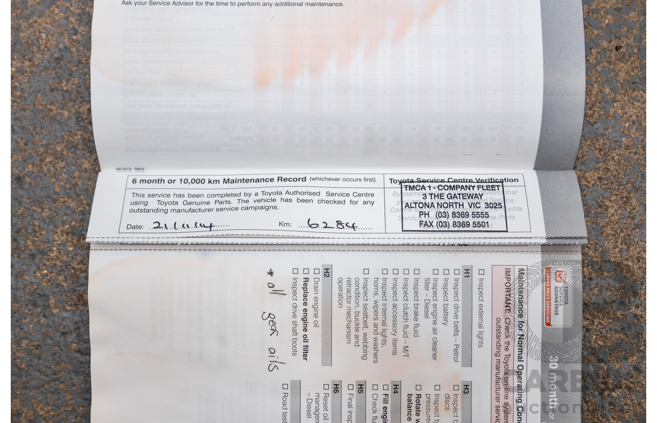 2/2014 Toyota Rav4 GX (AWD) ALA49R 4d Wagon Graphite Metallic Turbo Diesel 2.2L