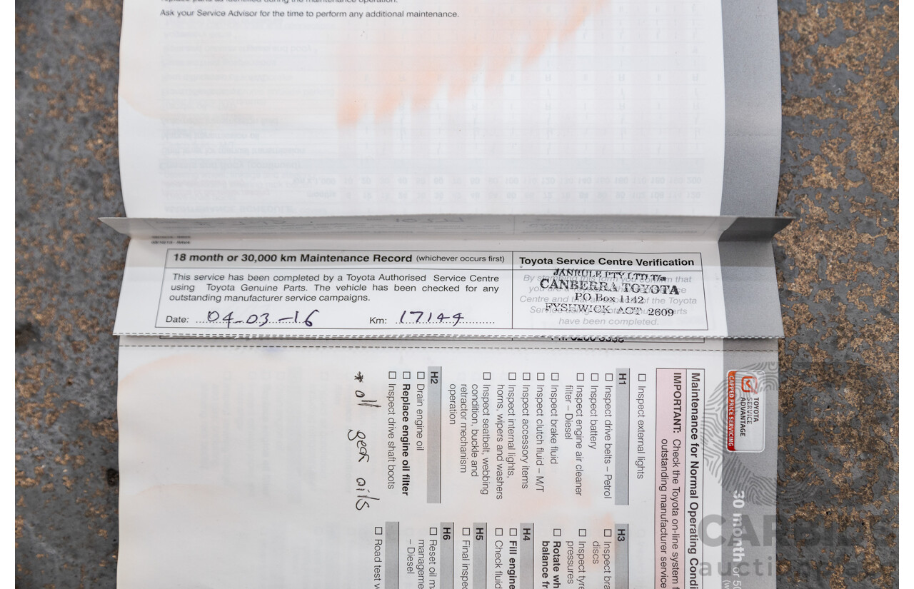 2/2014 Toyota Rav4 GX (AWD) ALA49R 4d Wagon Graphite Metallic Turbo Diesel 2.2L