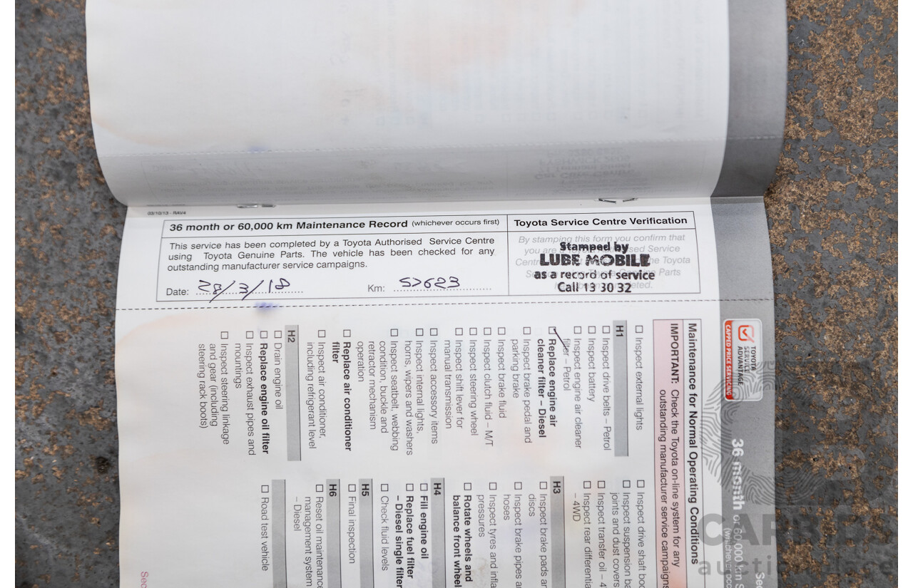 2/2014 Toyota Rav4 GX (AWD) ALA49R 4d Wagon Graphite Metallic Turbo Diesel 2.2L