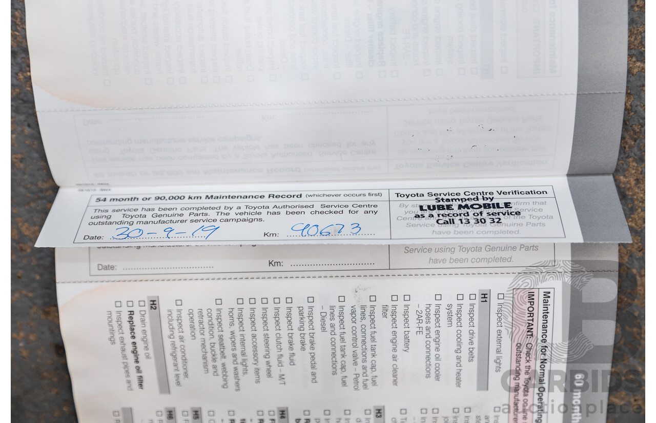 2/2014 Toyota Rav4 GX (AWD) ALA49R 4d Wagon Graphite Metallic Turbo Diesel 2.2L