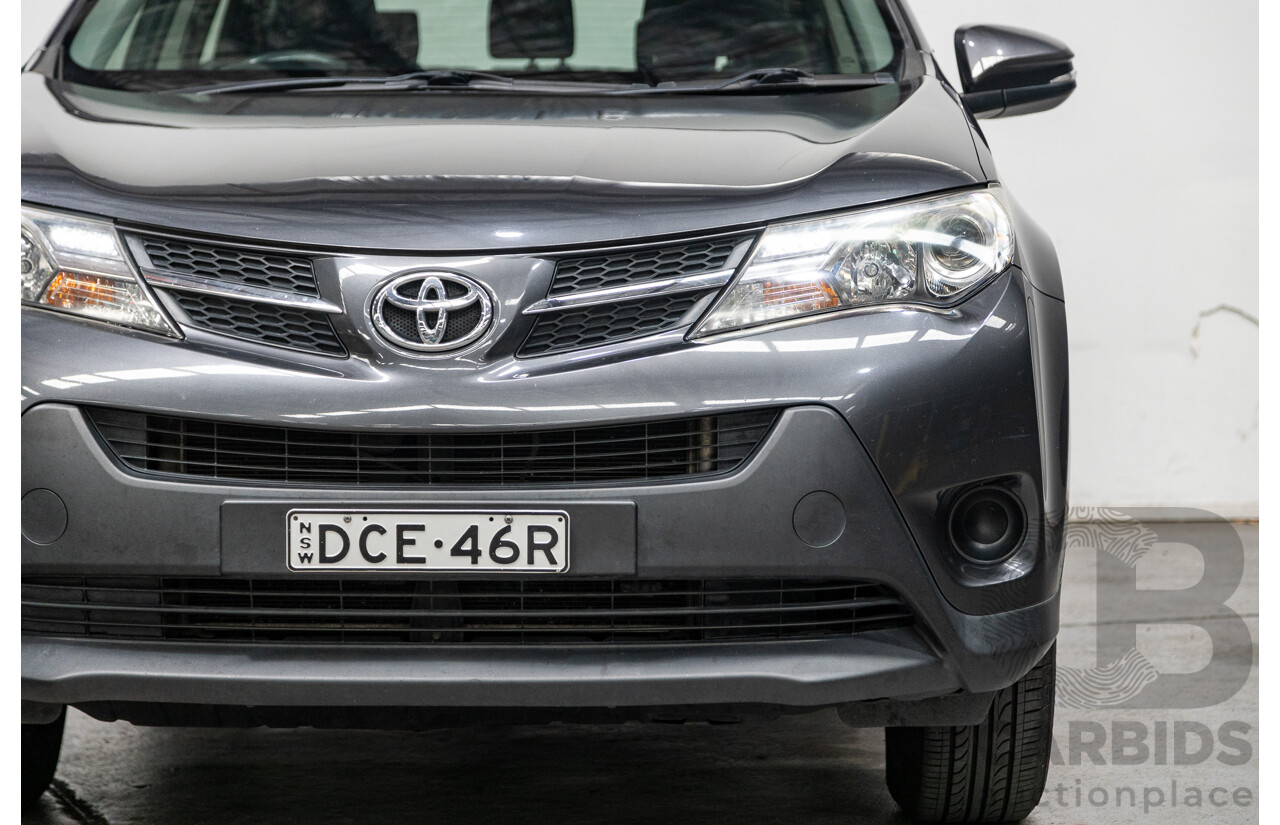 2/2014 Toyota Rav4 GX (AWD) ALA49R 4d Wagon Graphite Metallic Turbo Diesel 2.2L