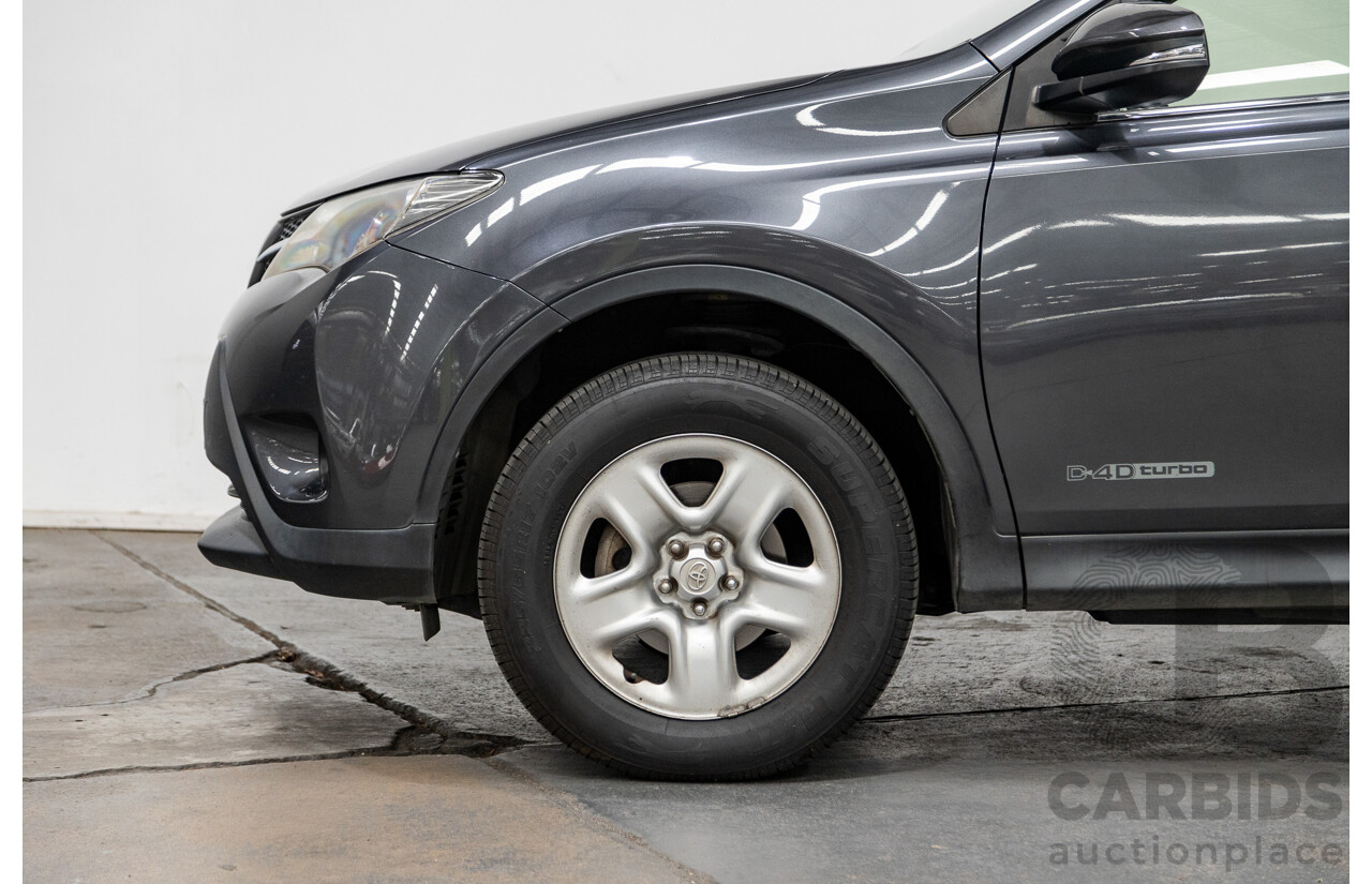 2/2014 Toyota Rav4 GX (AWD) ALA49R 4d Wagon Graphite Metallic Turbo Diesel 2.2L