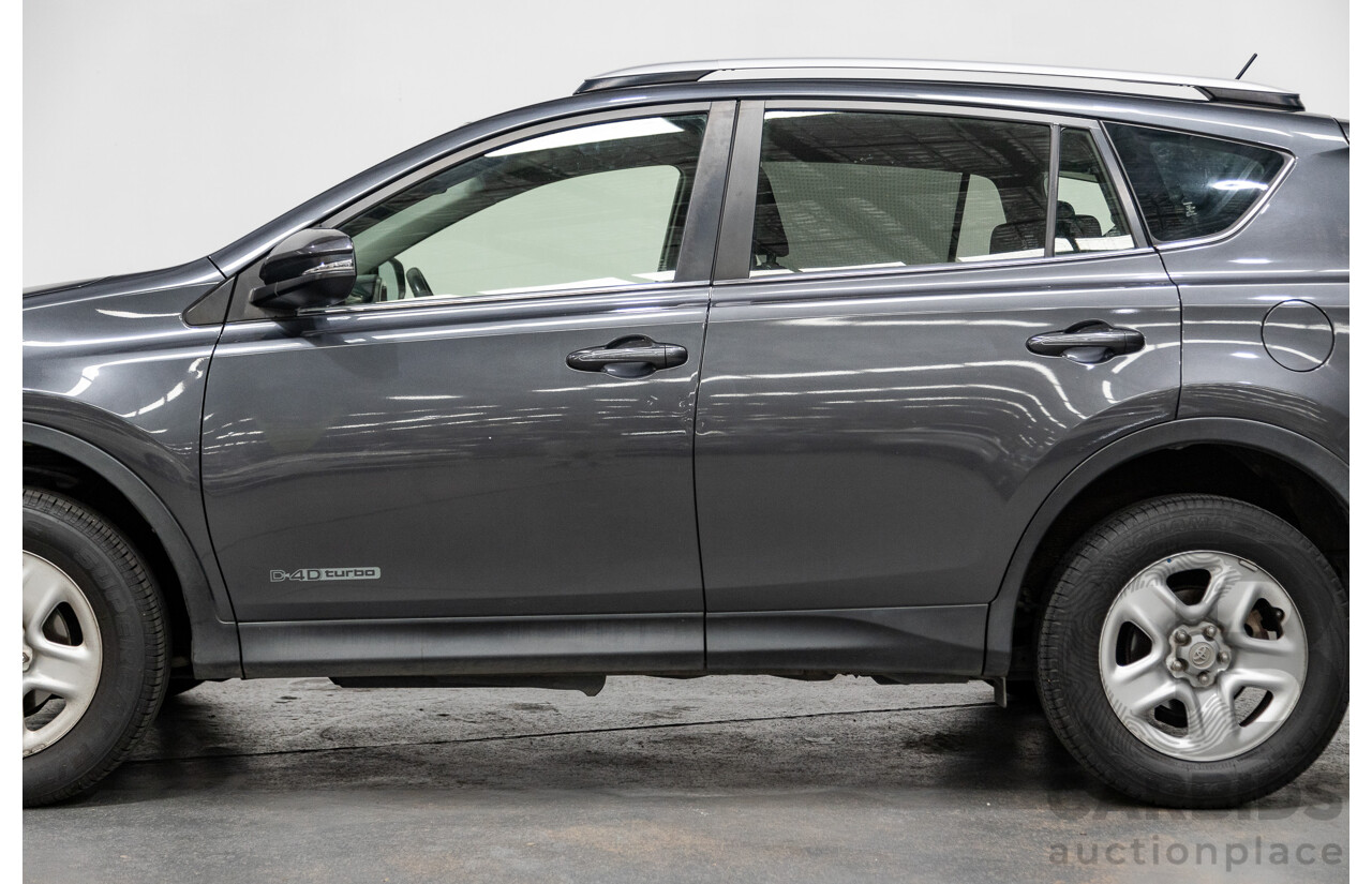 2/2014 Toyota Rav4 GX (AWD) ALA49R 4d Wagon Graphite Metallic Turbo Diesel 2.2L