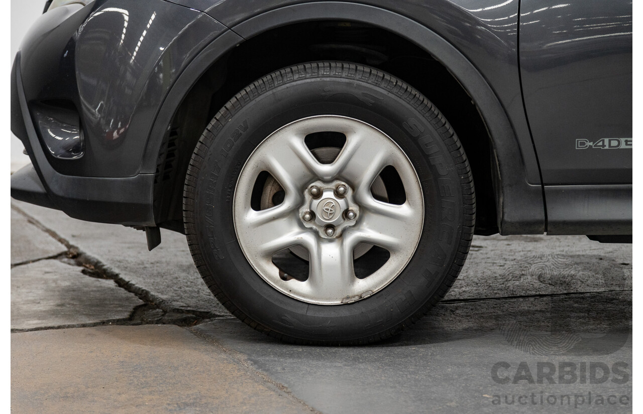 2/2014 Toyota Rav4 GX (AWD) ALA49R 4d Wagon Graphite Metallic Turbo Diesel 2.2L