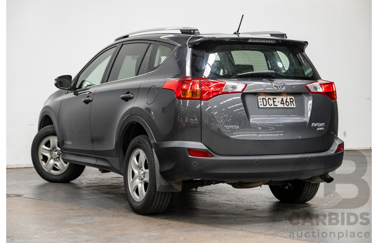 2/2014 Toyota Rav4 GX (AWD) ALA49R 4d Wagon Graphite Metallic Turbo Diesel 2.2L