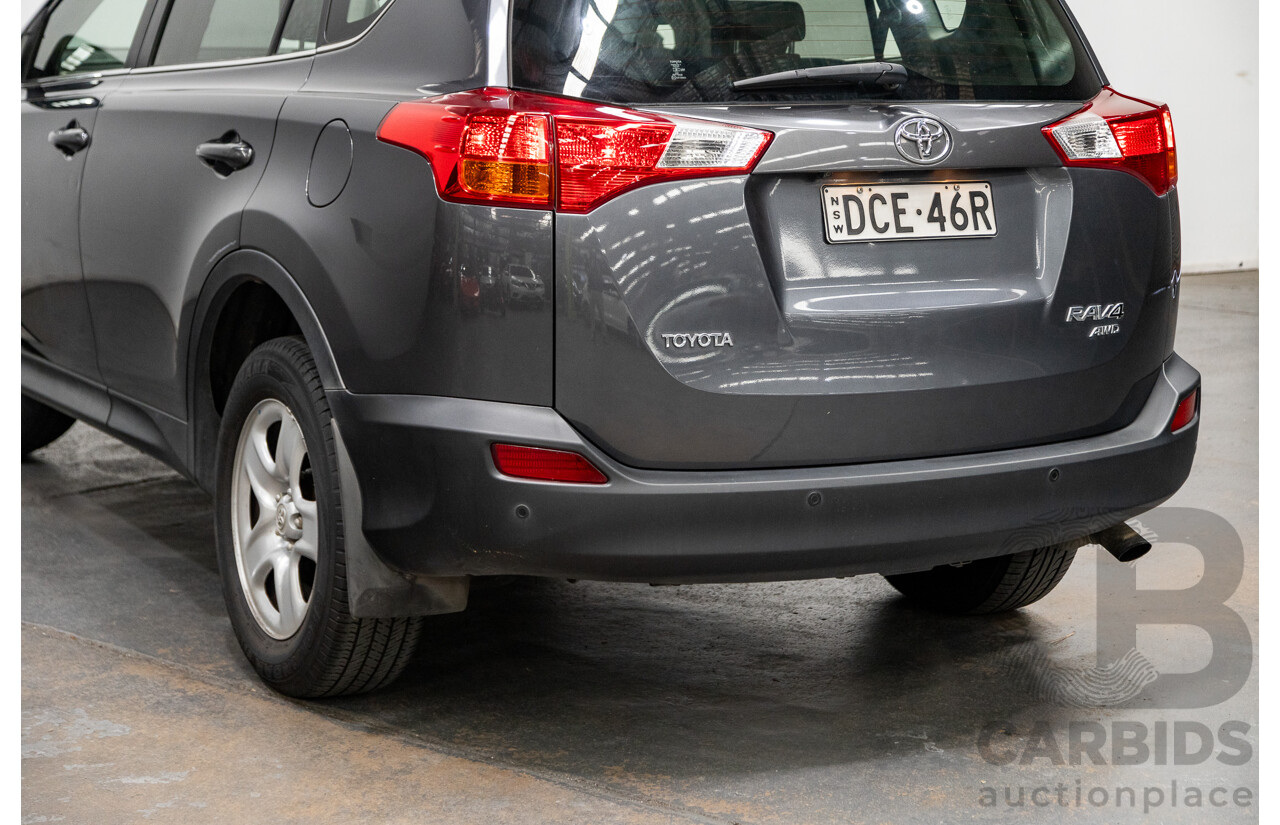 2/2014 Toyota Rav4 GX (AWD) ALA49R 4d Wagon Graphite Metallic Turbo Diesel 2.2L