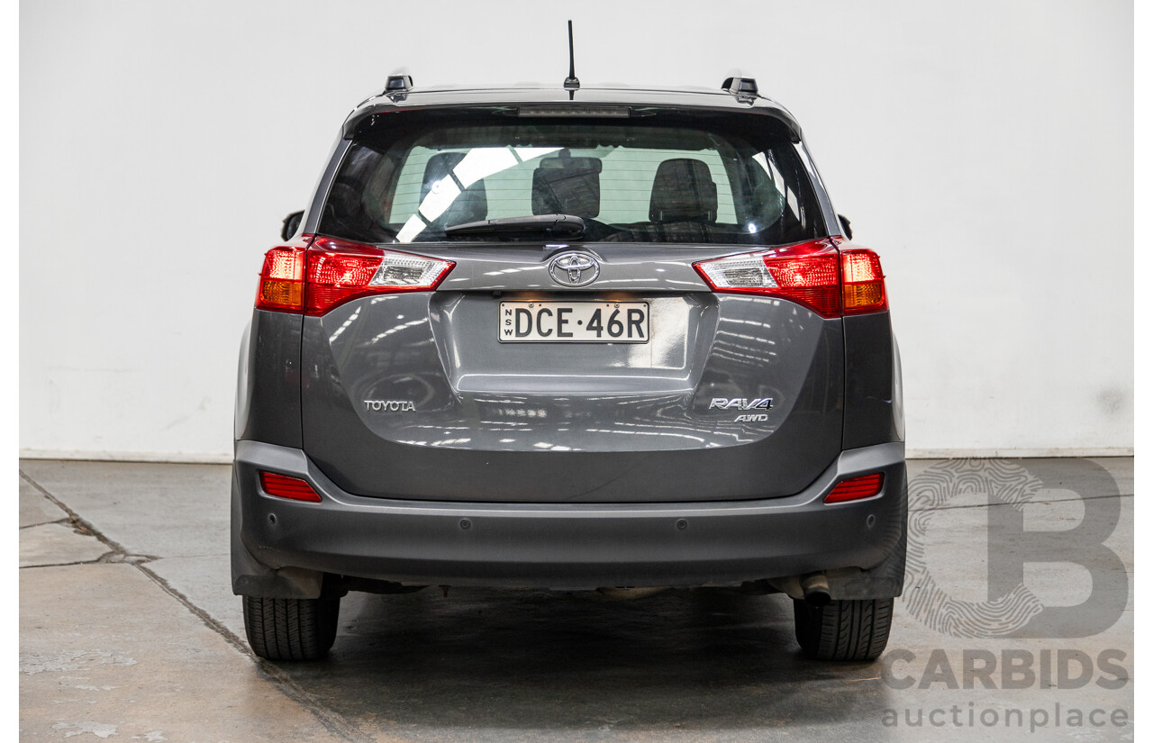 2/2014 Toyota Rav4 GX (AWD) ALA49R 4d Wagon Graphite Metallic Turbo Diesel 2.2L