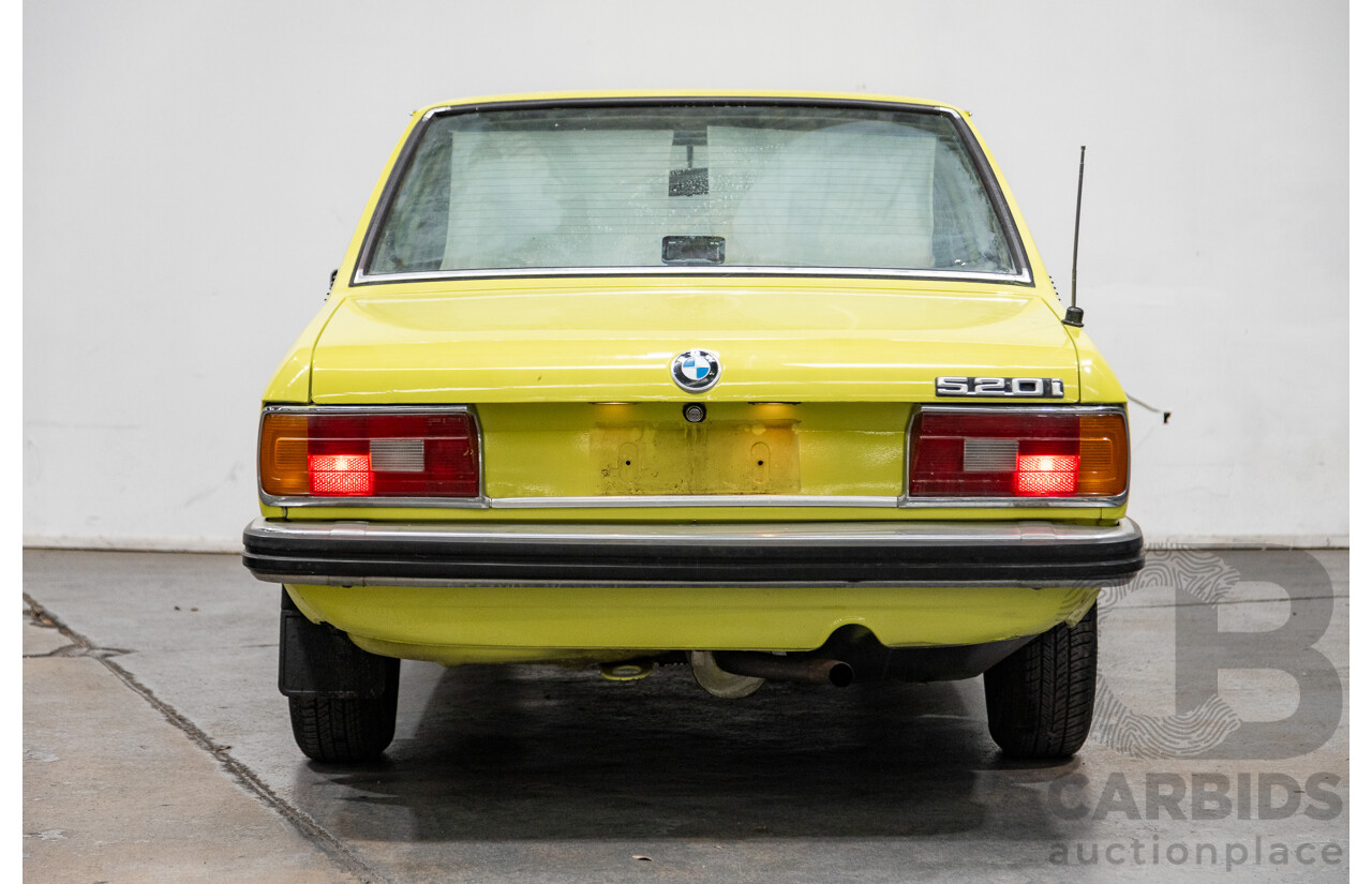 1/1976 BMW 520i 4d Sedan Golf Yellow 2.0L