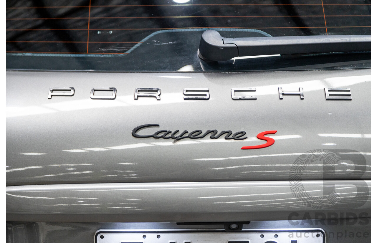 10/2010 Porsche Cayenne S Hybrid Series 2 (AWD) MY11 4d Wagon Meteor Grey Metallic Supercharged V6 3.0L - 34kw Hybrid