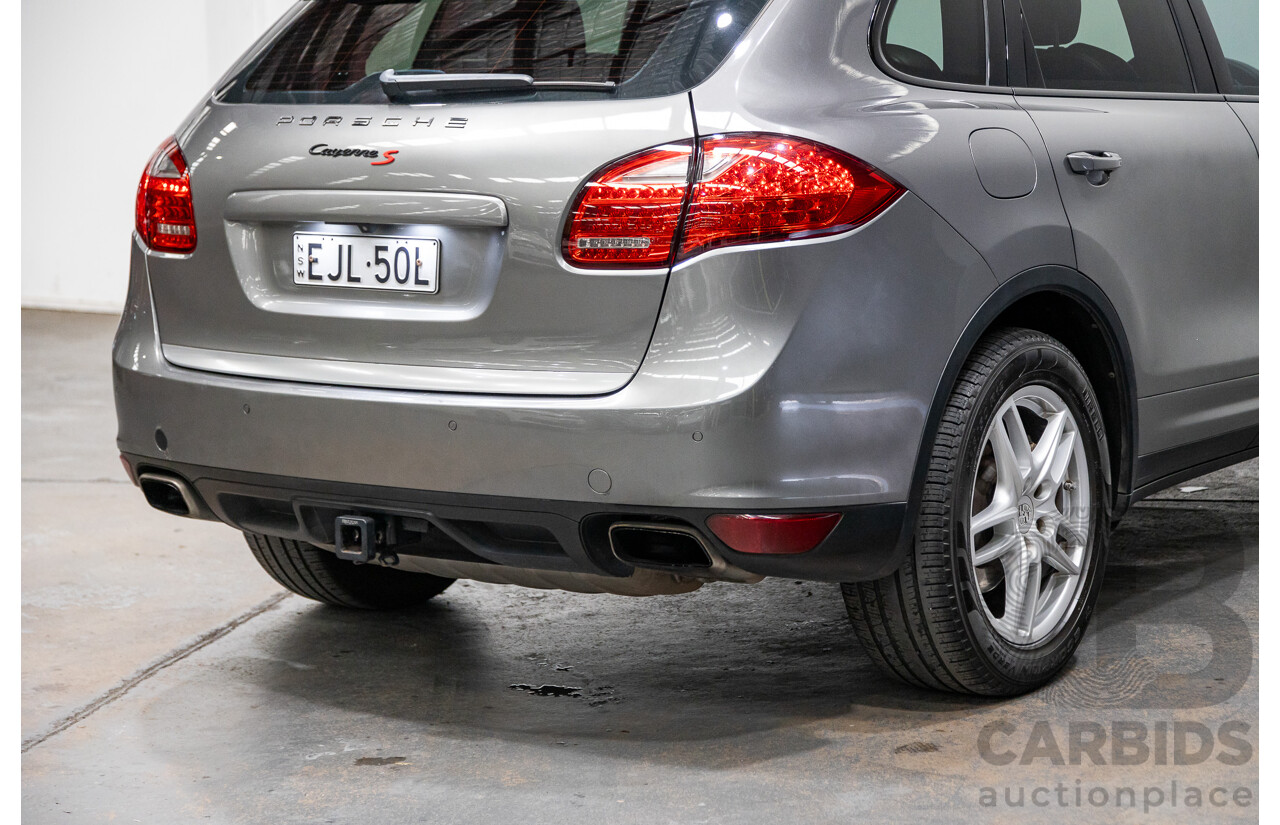 10/2010 Porsche Cayenne S Hybrid Series 2 (AWD) MY11 4d Wagon Meteor Grey Metallic Supercharged V6 3.0L - 34kw Hybrid