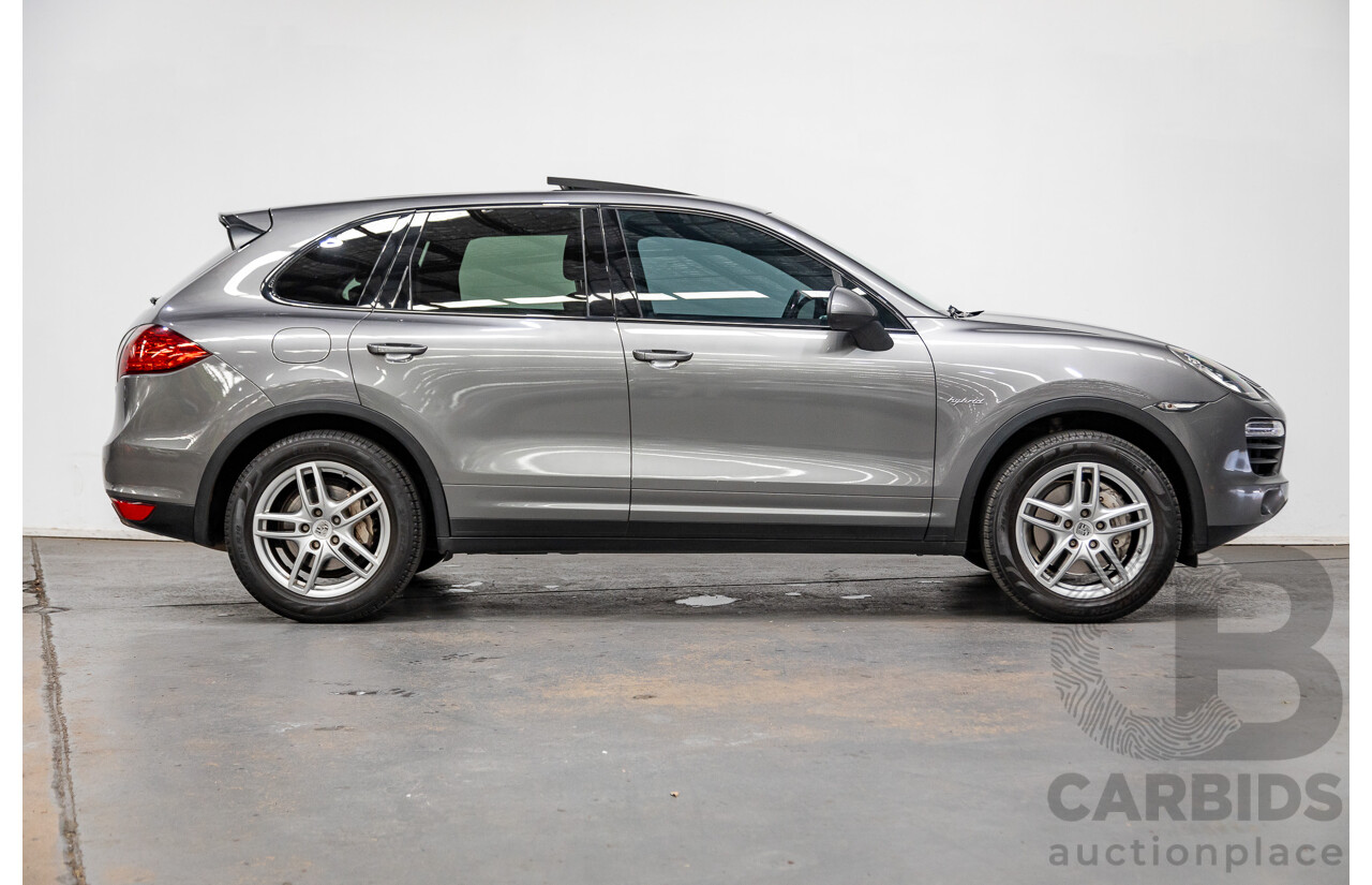 10/2010 Porsche Cayenne S Hybrid Series 2 (AWD) MY11 4d Wagon Meteor Grey Metallic Supercharged V6 3.0L - 34kw Hybrid