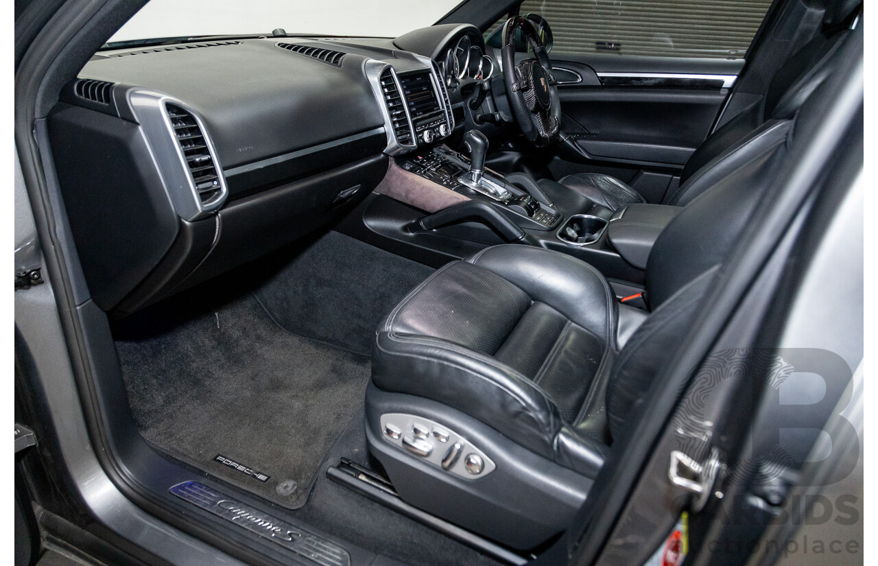 10/2010 Porsche Cayenne S Hybrid Series 2 (AWD) MY11 4d Wagon Meteor Grey Metallic Supercharged V6 3.0L - 34kw Hybrid