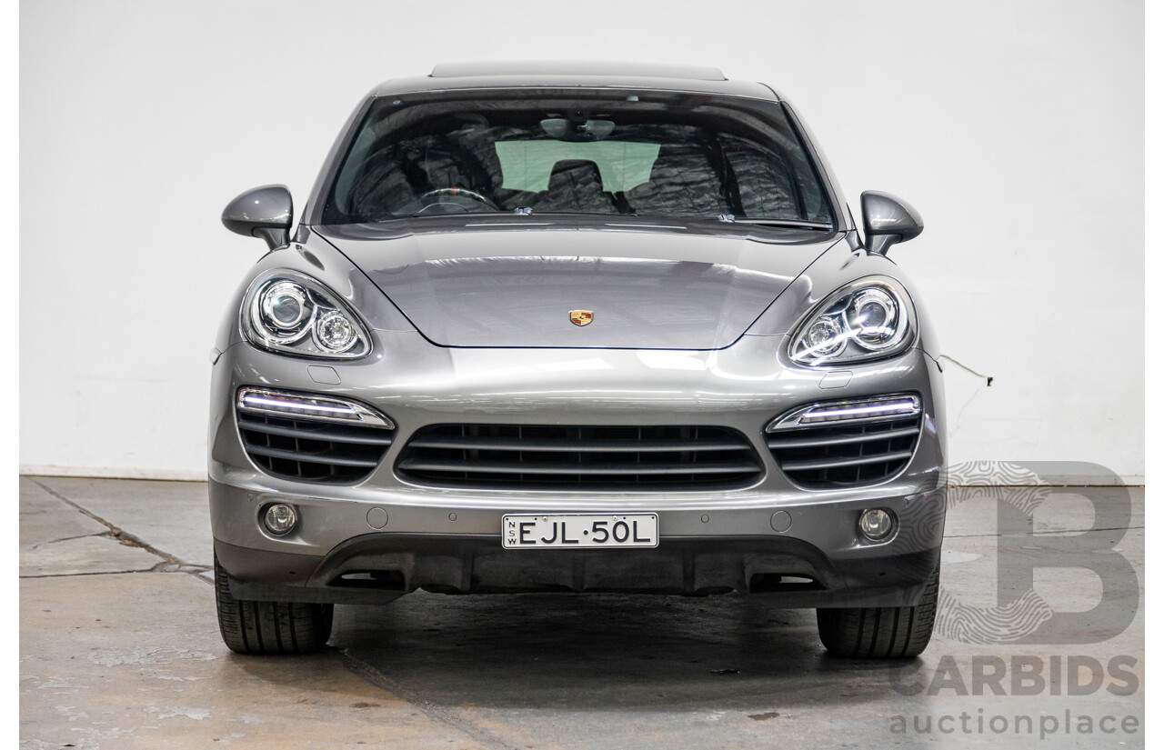 10/2010 Porsche Cayenne S Hybrid Series 2 (AWD) MY11 4d Wagon Meteor Grey Metallic Supercharged V6 3.0L - 34kw Hybrid