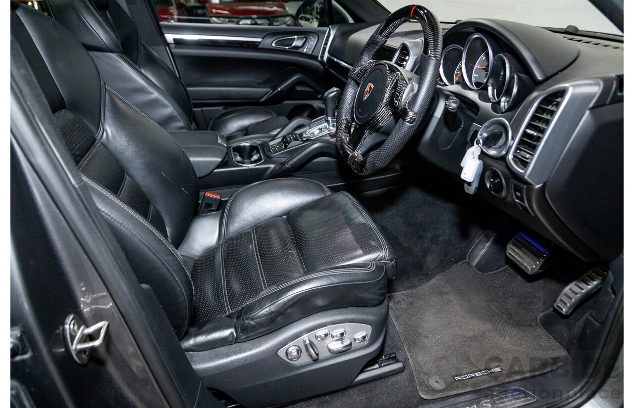 10/2010 Porsche Cayenne S Hybrid Series 2 (AWD) MY11 4d Wagon Meteor Grey Metallic Supercharged V6 3.0L - 34kw Hybrid