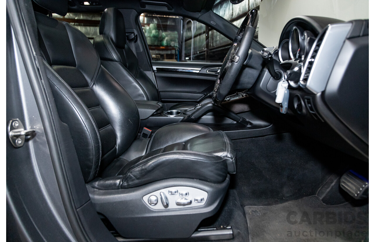 10/2010 Porsche Cayenne S Hybrid Series 2 (AWD) MY11 4d Wagon Meteor Grey Metallic Supercharged V6 3.0L - 34kw Hybrid
