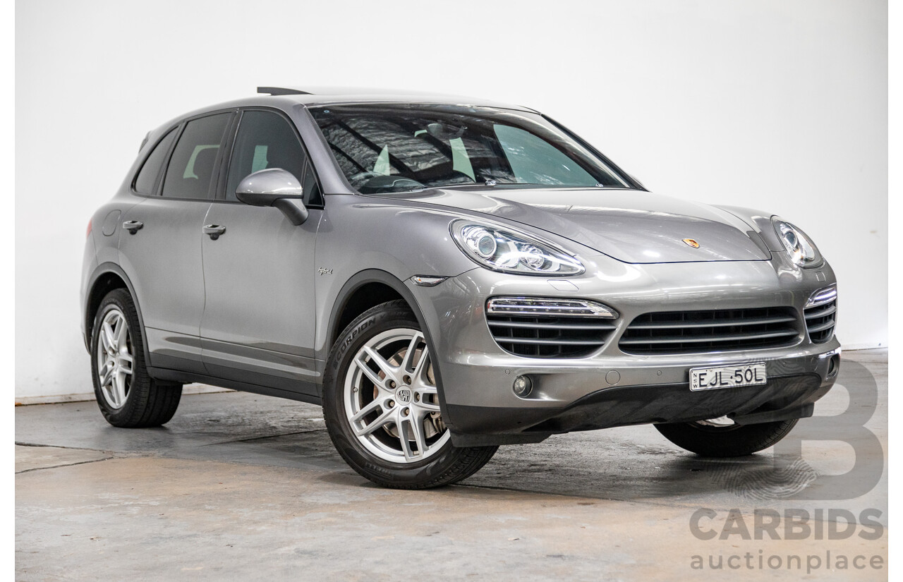 10/2010 Porsche Cayenne S Hybrid Series 2 (AWD) MY11 4d Wagon Meteor Grey Metallic Supercharged V6 3.0L - 34kw Hybrid