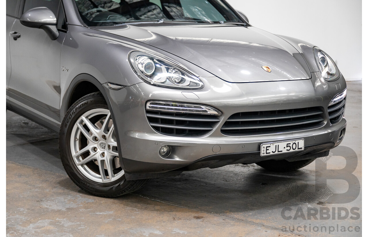 10/2010 Porsche Cayenne S Hybrid Series 2 (AWD) MY11 4d Wagon Meteor Grey Metallic Supercharged V6 3.0L - 34kw Hybrid