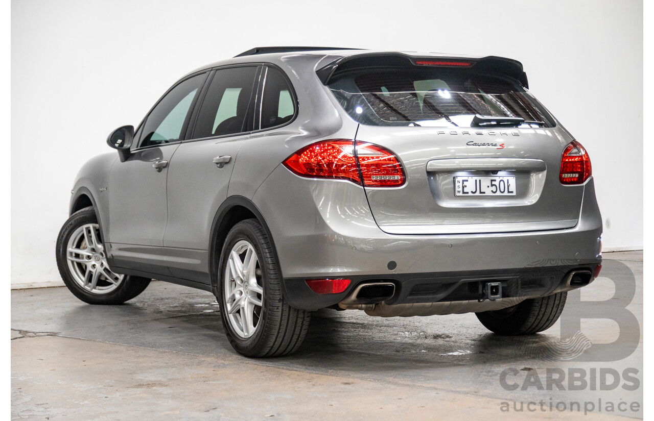 10/2010 Porsche Cayenne S Hybrid Series 2 (AWD) MY11 4d Wagon Meteor Grey Metallic Supercharged V6 3.0L - 34kw Hybrid