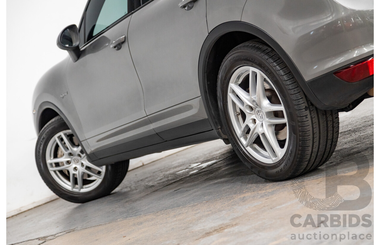 10/2010 Porsche Cayenne S Hybrid Series 2 (AWD) MY11 4d Wagon Meteor Grey Metallic Supercharged V6 3.0L - 34kw Hybrid