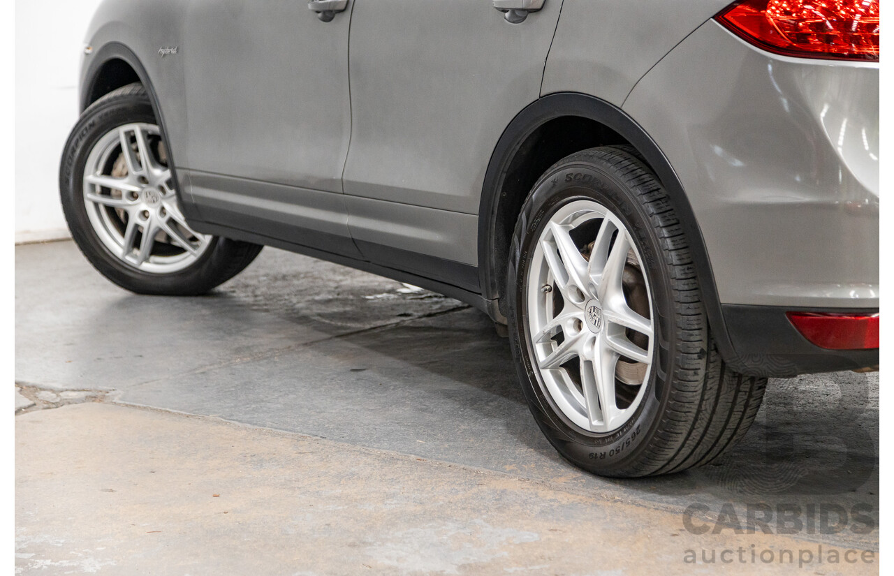 10/2010 Porsche Cayenne S Hybrid Series 2 (AWD) MY11 4d Wagon Meteor Grey Metallic Supercharged V6 3.0L - 34kw Hybrid