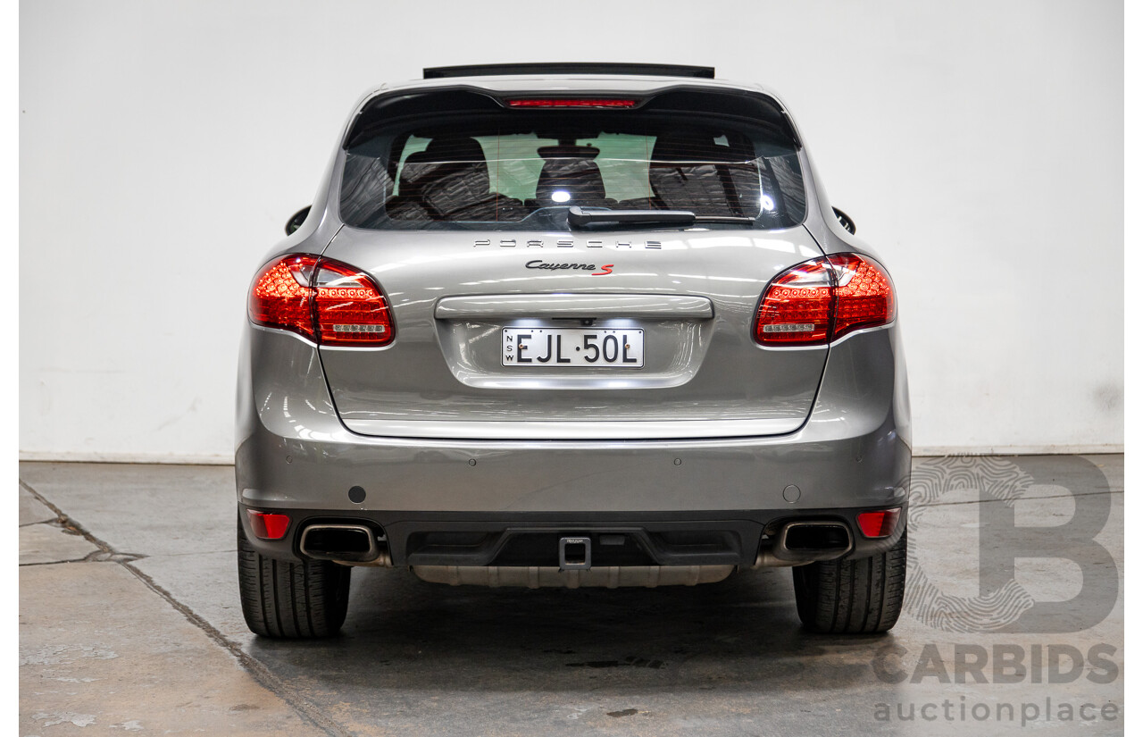 10/2010 Porsche Cayenne S Hybrid Series 2 (AWD) MY11 4d Wagon Meteor Grey Metallic Supercharged V6 3.0L - 34kw Hybrid
